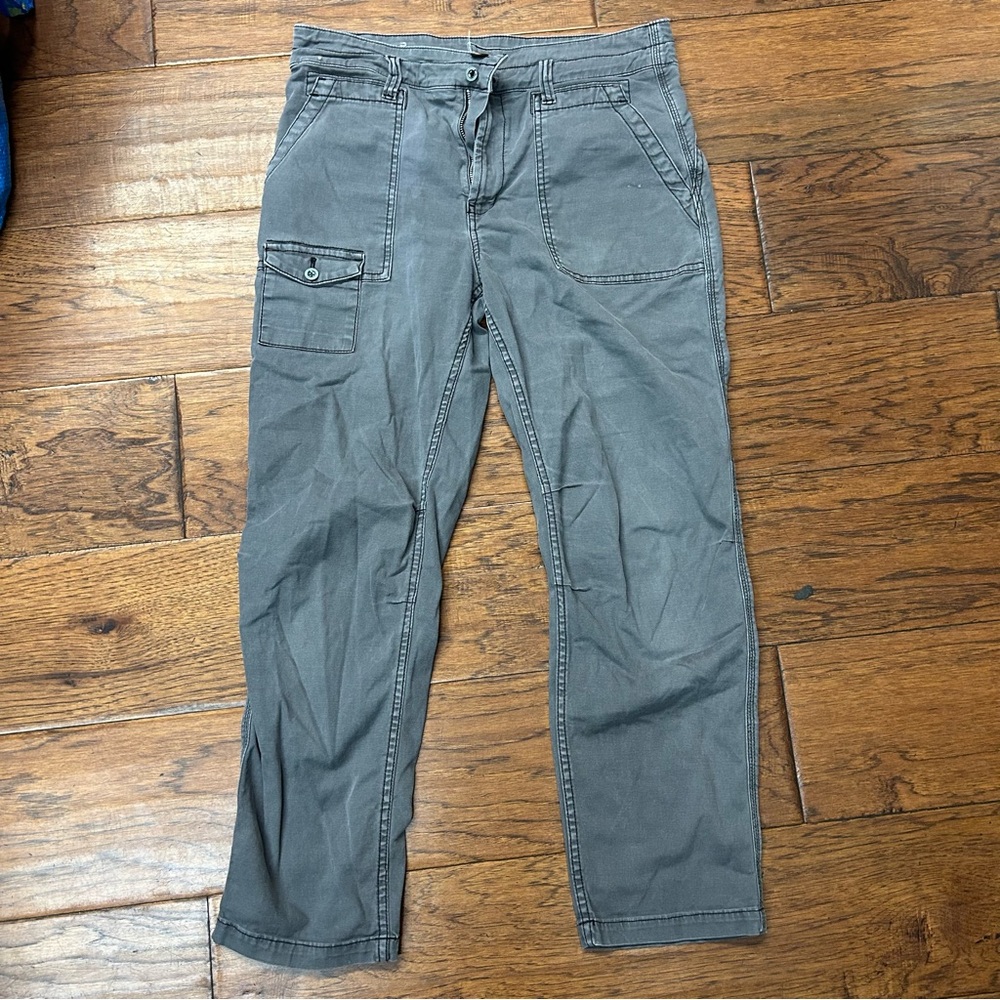 Anthroplogie The Wanderer Gray Utility Cargo Street Style Travel‎ Y2K Pants
